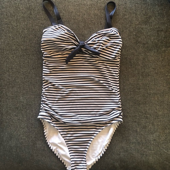 next Other - Next UK stripy swimsuit size 12